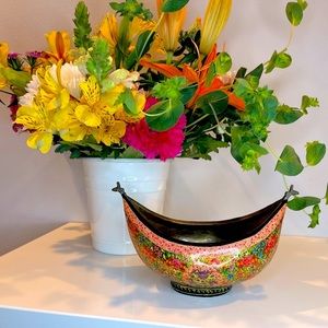 Kashmiri Kashkul Dervish Beggar Bowl